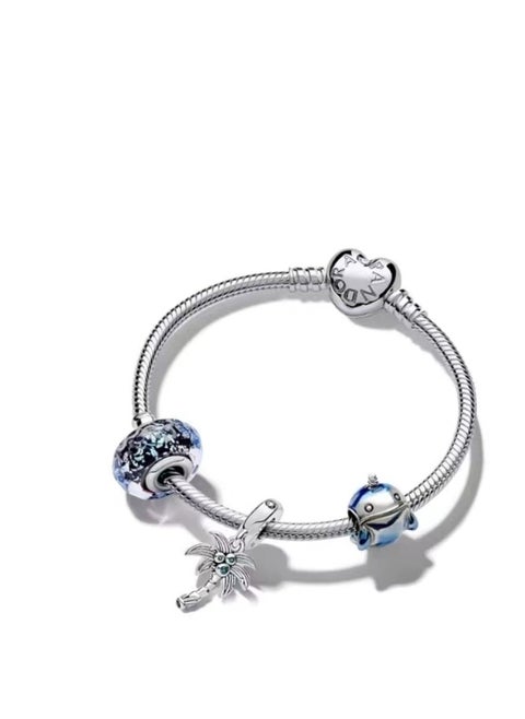 Pandora dark blue silver sea bracelet