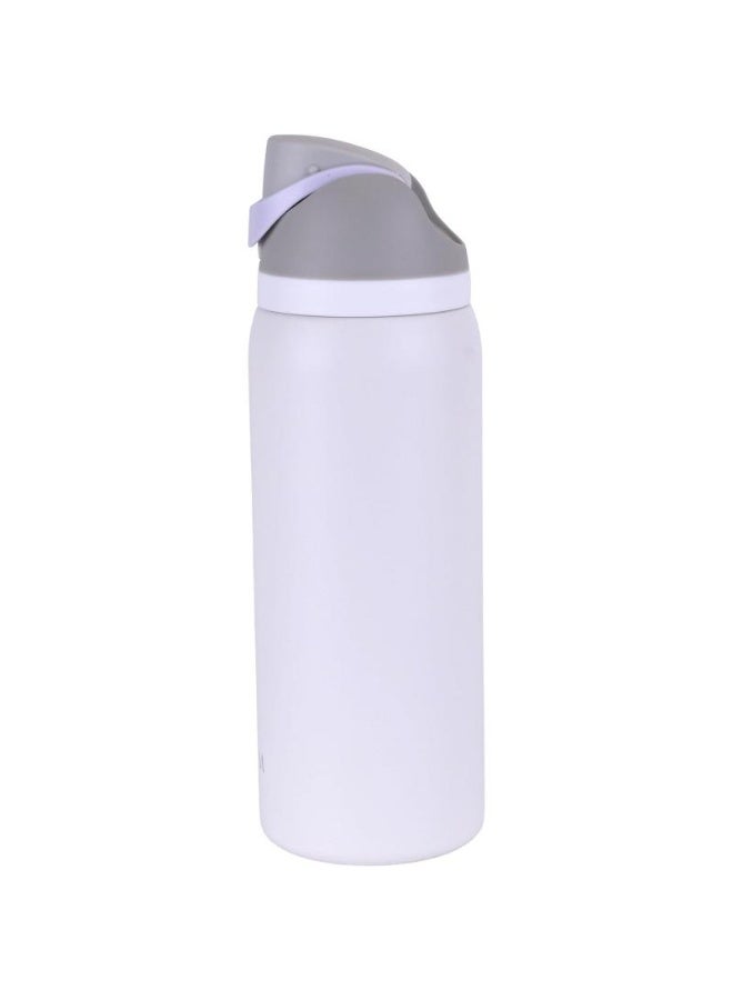 Atrium Tumbler Stainless Steel Water Bottle with Straw and Push-Button Lid with Lock Cold 950 ml Pastel Grey - Image 3
