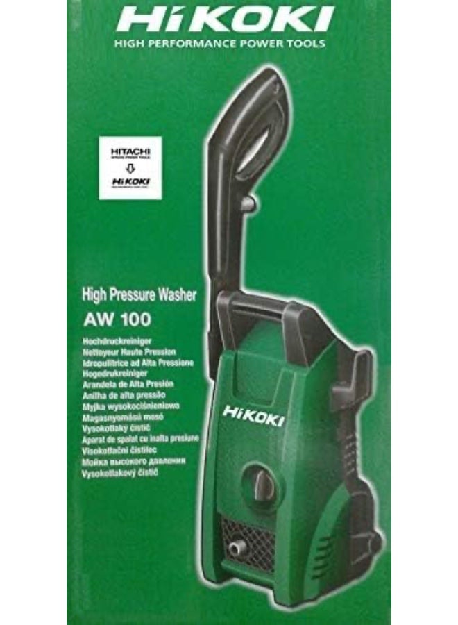 Hikoki غسالة ضغط عالي 100 بار | 1400 واط غسالة كهربائية محمولة | غسالة سيارات خفيفة الوزن 5.4 كجم لتنظيف المنزل والدراجات والفناء والهواء الطلق – آلة رش مدمجة (قابس إماراتي) - Image 3