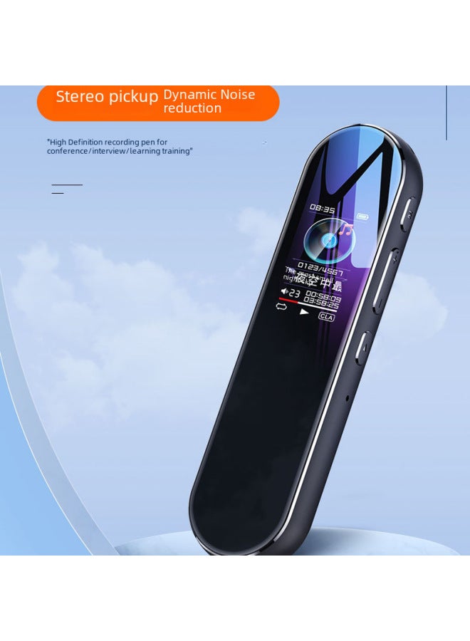 Portable Digital Recording Pen High Definition Noise Reduction Smart Voice Control Q53 1536kbps Professional Dictaphone-Body Color:Silver-Memory Capacity:16GB - Image 3