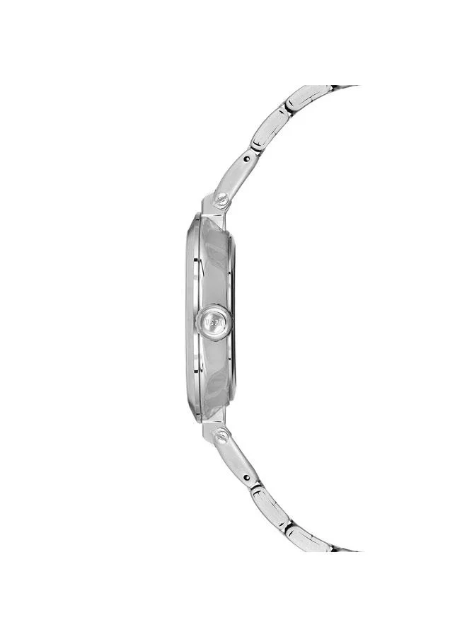 U.S. Polo Assn. Novelties Silver Dial Silver Stainless Steel Bracelet Analog Watch for Women 34mm