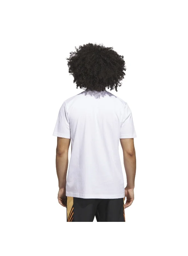 Adidas  Spotlight Tee 2 White Basketball T-Shirts For Men S  | Best Price UAE