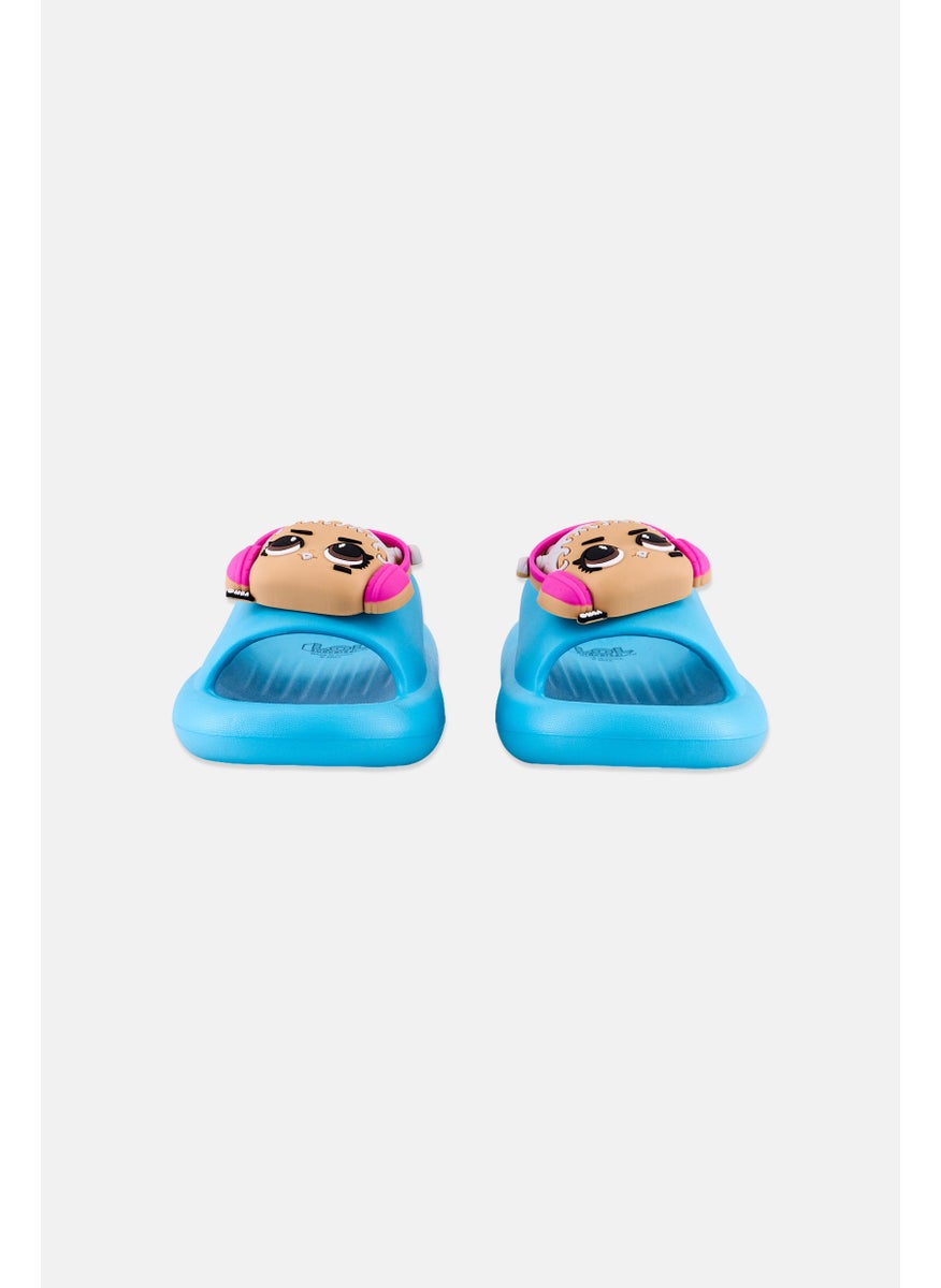 L.O.L. Surprise! Kids Boy Slip On Slides, Blue  - Image 2