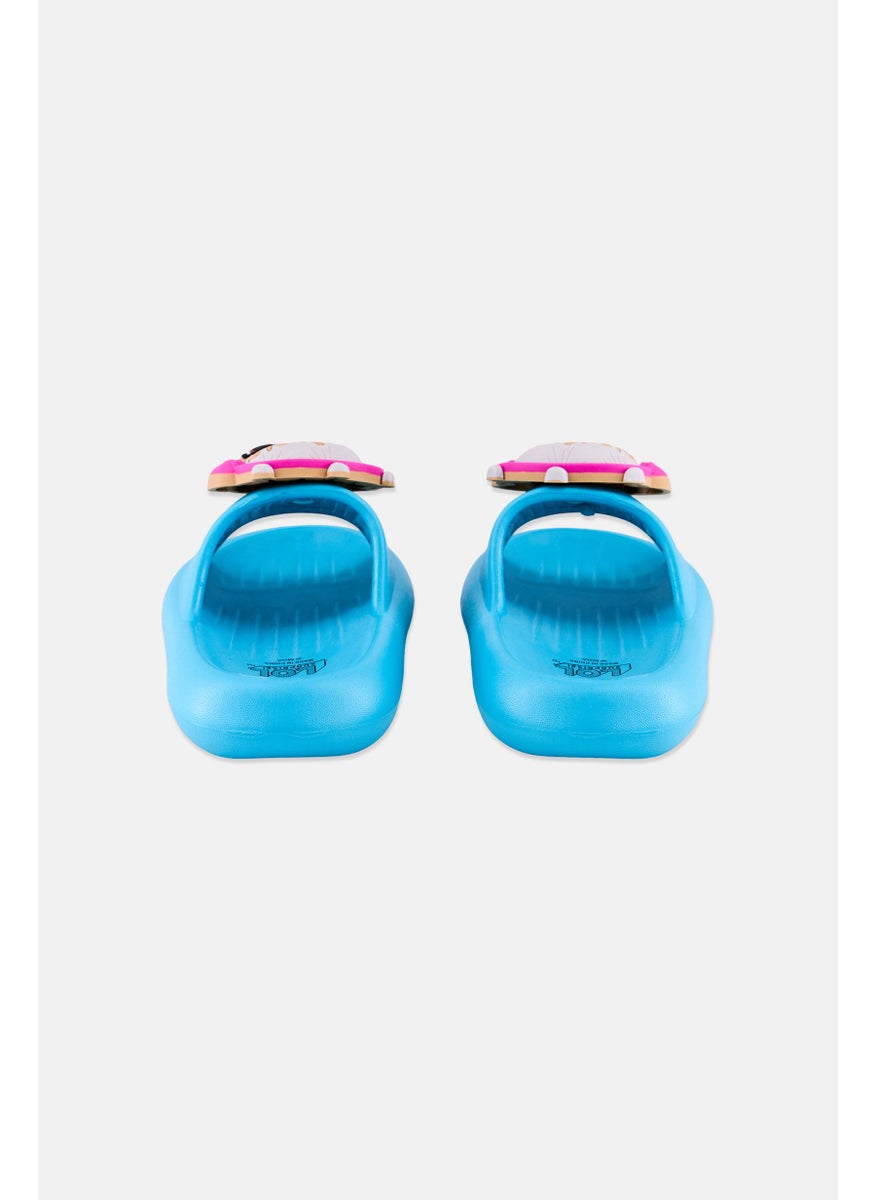 L.O.L. Surprise! Kids Boy Slip On Slides, Blue  - Image 4