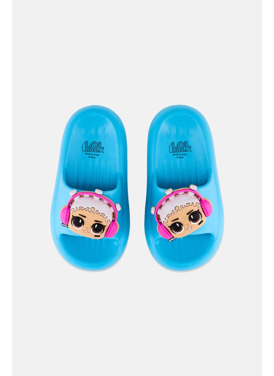 L.O.L. Surprise! Kids Boy Slip On Slides, Blue  - Image 3