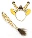 Squirrel Products Giraffe Headband Ears and Tail Costume Accessory Set Fits Adults and Kids - Image 3