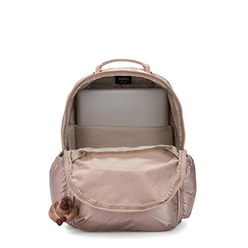 KIPLING KIPLING حقيبة ظهر كيبلينغ سيول الكبيرة المعدنية 15 بوصة للابتوب كواتز المعدنية - Image 3