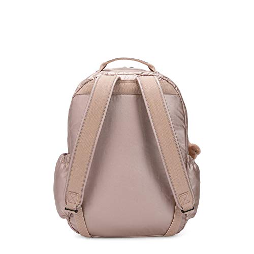 KIPLING KIPLING حقيبة ظهر كيبلينغ سيول الكبيرة المعدنية 15 بوصة للابتوب كواتز المعدنية - Image 5
