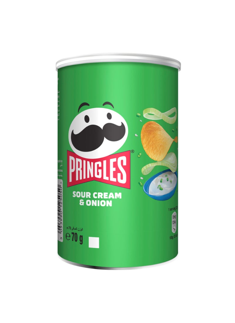 Pringles Sour Cream And Onion Chips - Image 1