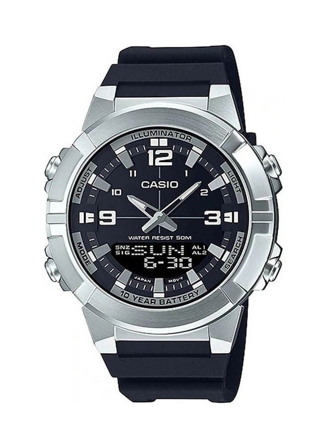 CASIO Men Rubber Analog Watch AMW-870-1AVDF - Image 1