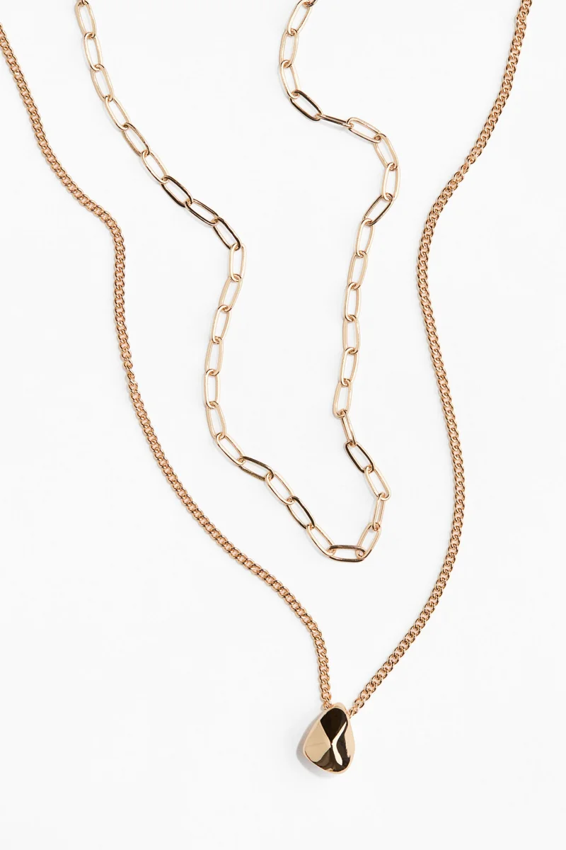 H&M  Two-strand pendant necklace for Women | Best Price UAE