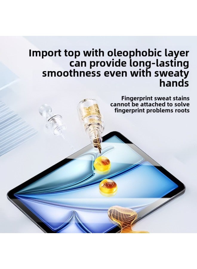 For Ipad Tempered Film Air5/6 Apple Ipad10 Flat Ipadpro11 Inch Protection 2024 Type Paper Film 9-Color: Imported Corning Glass Explosion-proof★Full Screen Anti-fingerprint★Free Film Application Tool-Size:Ipad Pro 2018 Version Full Screen( 11inch )  - Image 2
