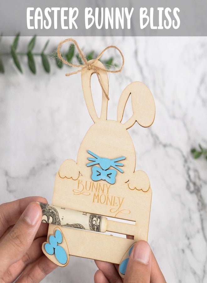 DINIZON Easter Bunny Money Holder For Cash Gift, Easter Basket Stuffers Gift Card Cash Holder Tag Gifts For Teens, Toddler, Kids, Gifts For Baby Boy, Girl, Grandchildren, Basket Decorations - Image 2