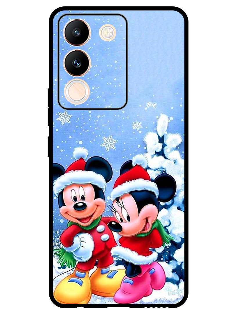 Theodor Protective Case Anti Scratch Shock Proof Bumper Cover For Vivo Y200 Mickey & Minnie Mouse - Image 1