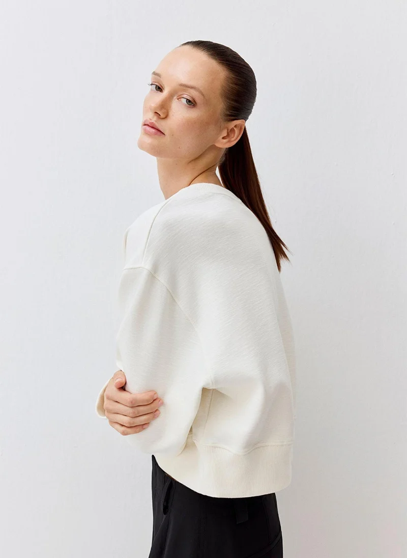 MAVI Ecru Sweatshirt