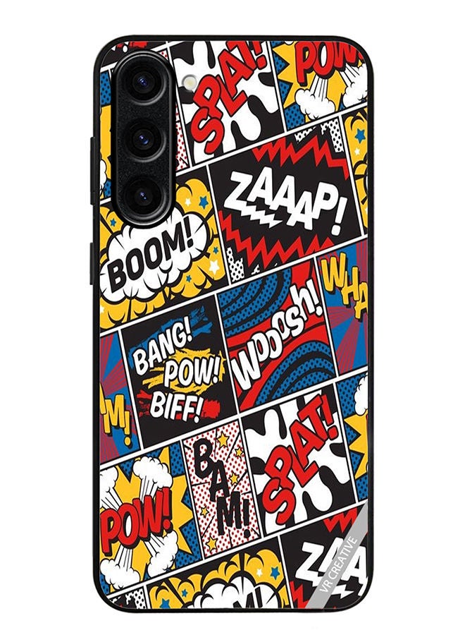 VR CREATIVE Protective Case Cover For Samsung Galaxy S23 Pop Art Design Multicolour - Image 1