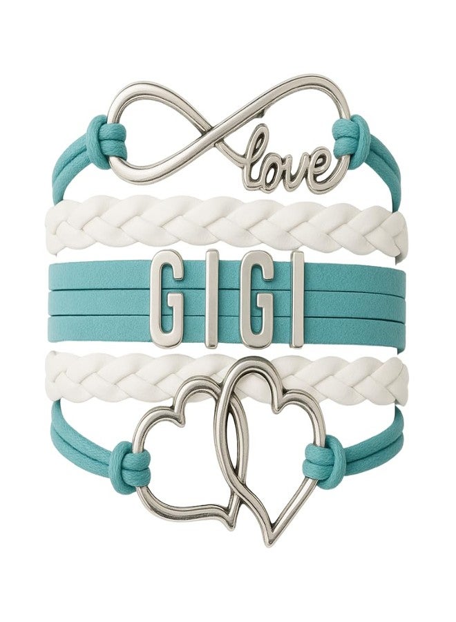 Infinity Collection Gigi Gift, Gigi Infinity Charm Bracelet for Women, Grandma Jewelry, Great Grandma Gifts, Mothers Day, Reveal - Image 1