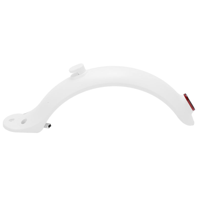 Electric Scooter Rear Fender: White High-strength ABS PC Material - Waterproof High-brightness Taillight, Easy Installation for M365 Electric Scooter Maintenance & Safety - Image 5
