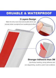 AlsayedP AlsayedP Door Draft stopper, Bottom Seal for Exterior & Interior Doors Blocker for Insects Dust Noise and weather Stripping 2”W x 39”L  - Image 3