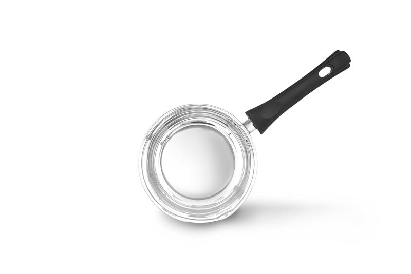 Potscape Nano Sauce Pan for Tea 18 cm 16 LTR Heavy Gauge Stainless Steel Even Heat Distribution Dishwasher Safe Gas Induction Compatible RustProof Ideal for Tea Coffee Sauces - Image 3