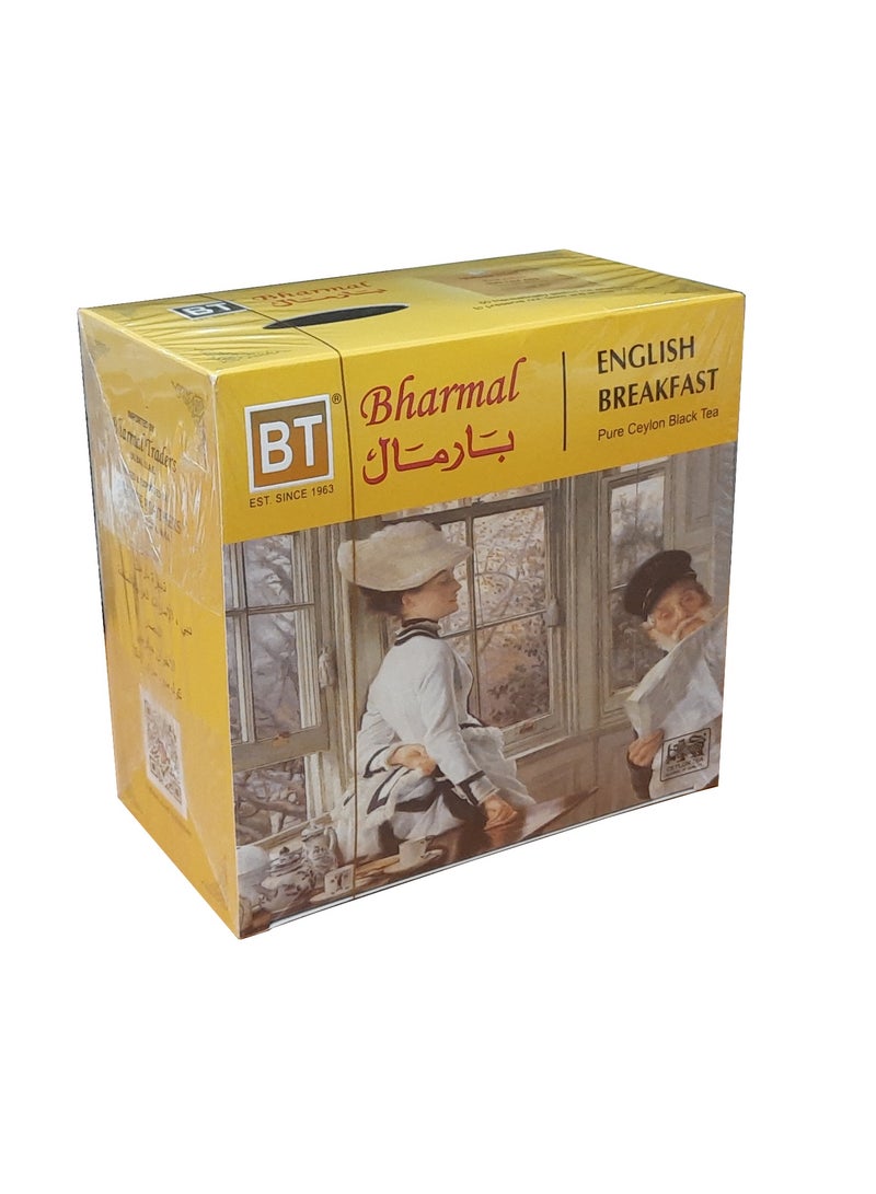 Bharmal English Breakfast Pure Ceylon Black Tea Teabags - Image 1