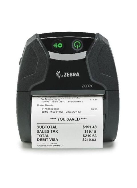 Zebra ZQ320 Mobile Receipt Printer and Label Printer, ZQ32-A0E02TE-00
