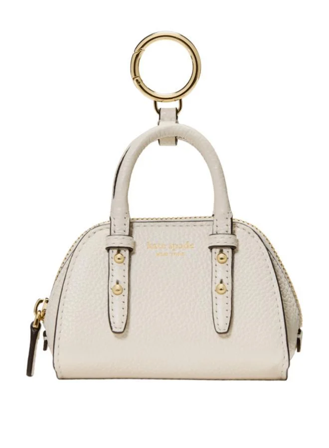 Kate Spade Charmed Pebbled Leather Nano Carryall Bag Charm