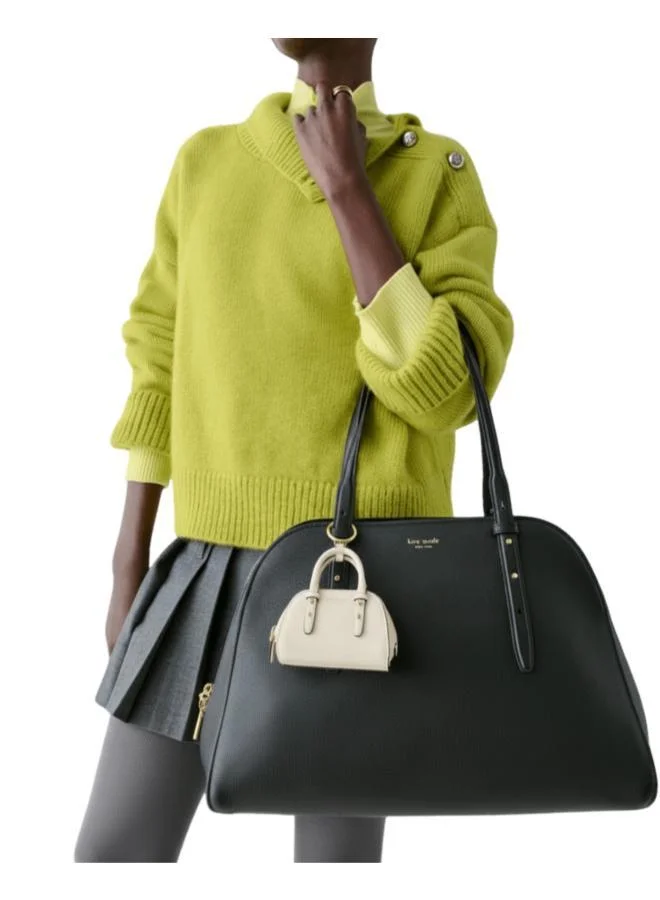 Kate Spade Charmed Pebbled Leather Nano Carryall Bag Charm