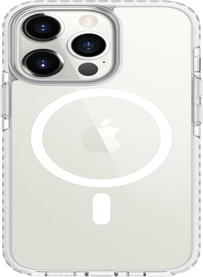 Prodigee Magneteek cover for iPhone 13 Pro-white