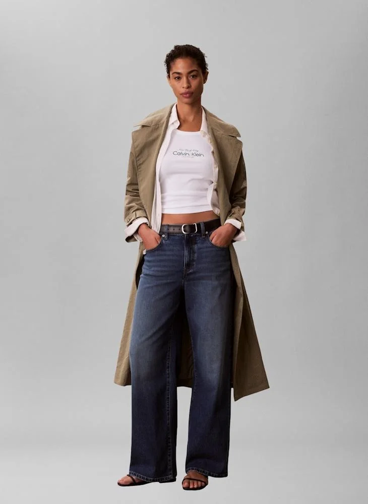 Calvin Klein Jeans  Ribbed Tank Top for Women | Best Price UAE