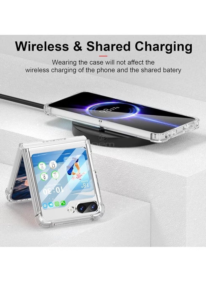 ELTRAZONE Samsung Galaxy Z Flip 6 Case – Full Protection, Slim Thin Shockproof TPU Bumper Case, Crystal Clear Soft Skin Silicone Protective Cover for Samsung Galaxy Z Flip 6 5G - Image 4