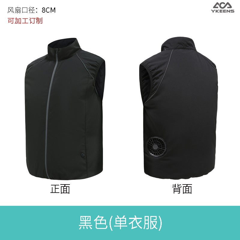 Summer Outdoor Cooling Air Conditioning Clothing Reflective Fishing Vest Pse Certification Fan Air Conditioning Clothing - Image 1