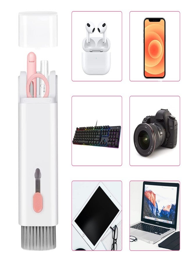 IFTHFOUR 7-in-1 Electronic Cleaner Kit,Keyboard Cleaner,Laptop Cleaner Kit for Monitor, Cell Phone, Headset, Lego, Laptop Camera Lens (Pink) - Image 3