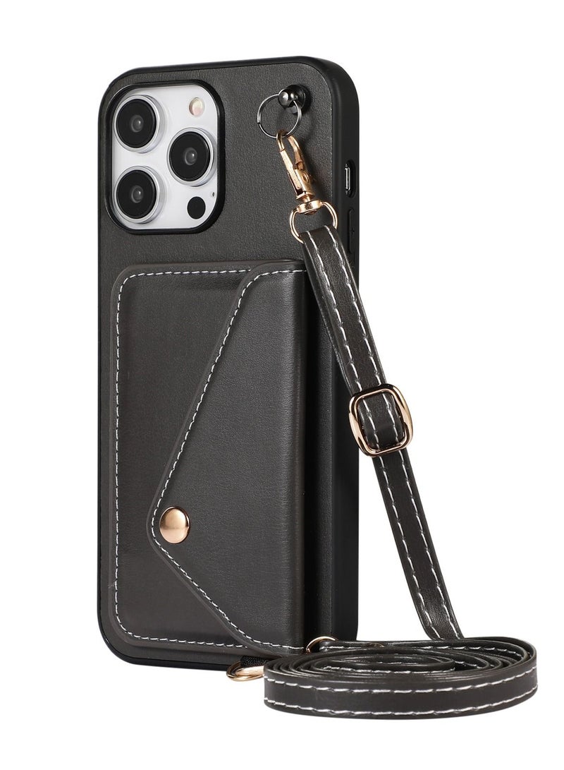 Suteni Back Cover Leather Protective Wallet Mobile Phone Case for iPhone - Image 2