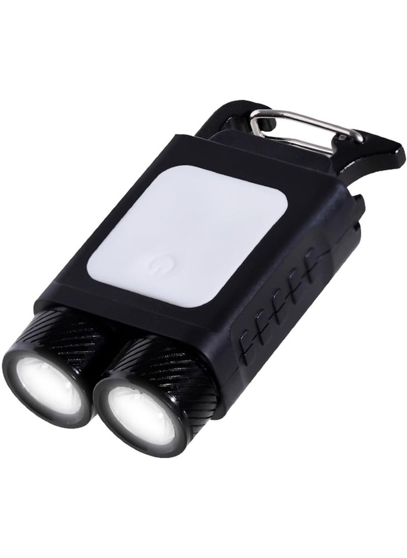 COLBEX COLBEX Rechargeable Keychain LED Flashlights Mini Small Compact Portable Flashlight Bright 300 Lumens Magnetic Multi Mode Versatile Key Chain Lights  - Image 1