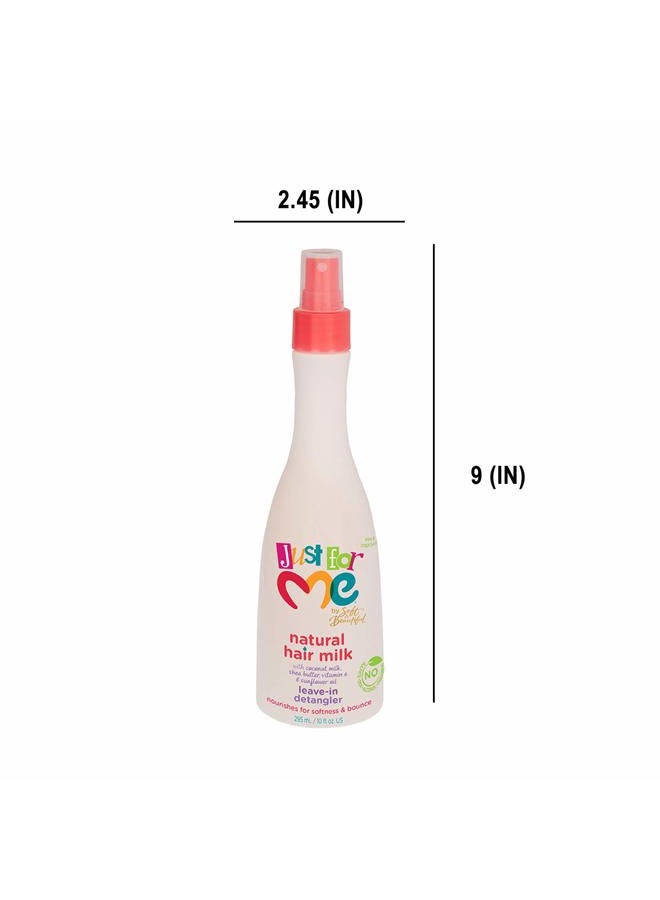 Just for Me Hair Milk Leave-in Detangler 10 Ounce - Pack Quantity: 1 - Image 3