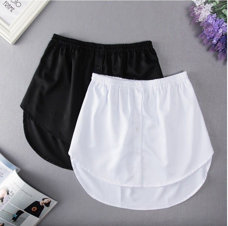 European and American Style All-match Fake Hem Sweater Inner Hem Skirt Casual Base Skirt Children's Short Skirt Fake Skirt - Image 4