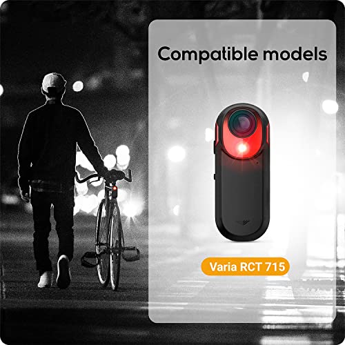 TUSITA حامل مقعد الدراجة TUSITA متوافق مع كاميرا رادار Garmin Varia RCT715 - متوافق مع المقعد الدائري، على شكل D، ومقعد هوائي - Image 2