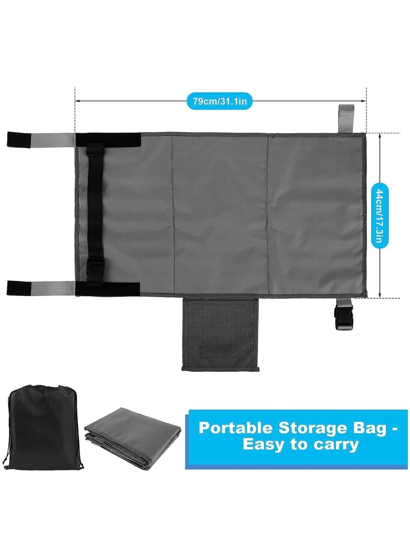 Toddler Airplane Seat Extender Airplane Foot Hammock for Kids Plane Travel Foot Rest Baby Airplane Footrest Bed Airplane Travel Essentials for Children to Lie Down on Plane - Image 2