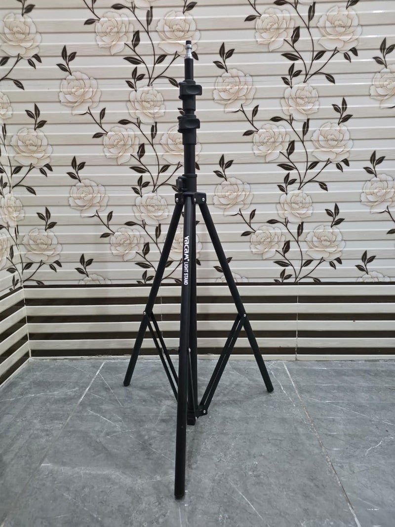 Yacam LS-950 9 Feet Heavy Duty Light Stand Portable Foldable for Ring Light, Flash, Reflector, Diffuser, Professional Photo & Video Studio Shooting - Image 2