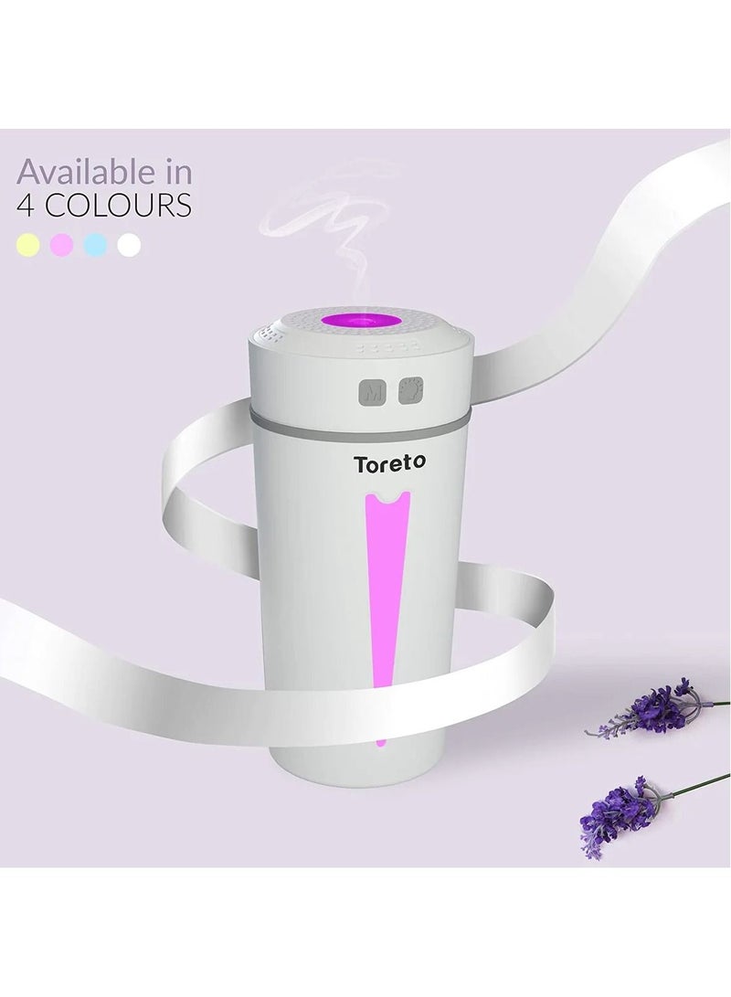 Toreto Essence Humidifier Aroma Diffuser 260ml, TOR-1109(white)  - Image 4