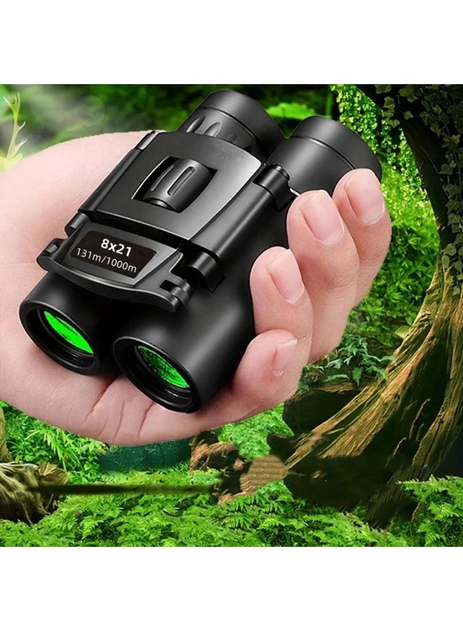 8x21 Mini Binoculars Portable 8x Magnification 12mm Eyepiece Rubber Body Outdoor Fishing Gear - Image 2