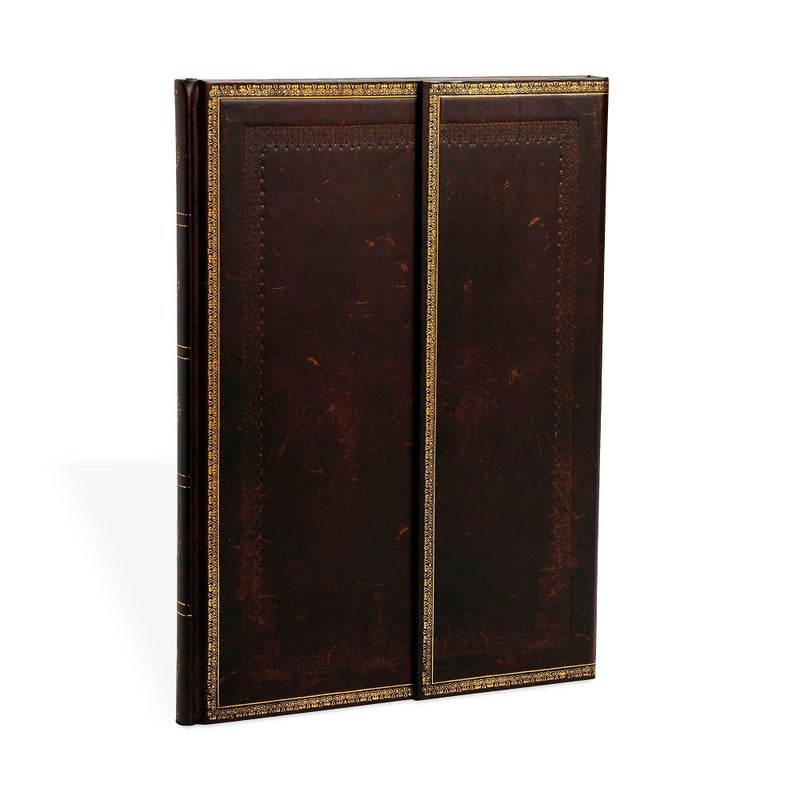 Paperblanks Black Moroccan Antique Renaissance Style Notebook Unlined Wrap Writing Journal Blank Sketch Book - Image 3