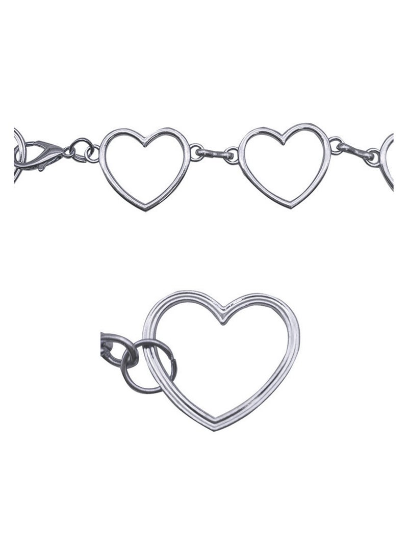 Love waist chain Metal accessories Everything Love style belt dress accessories Summer women's waist chain - Image 3