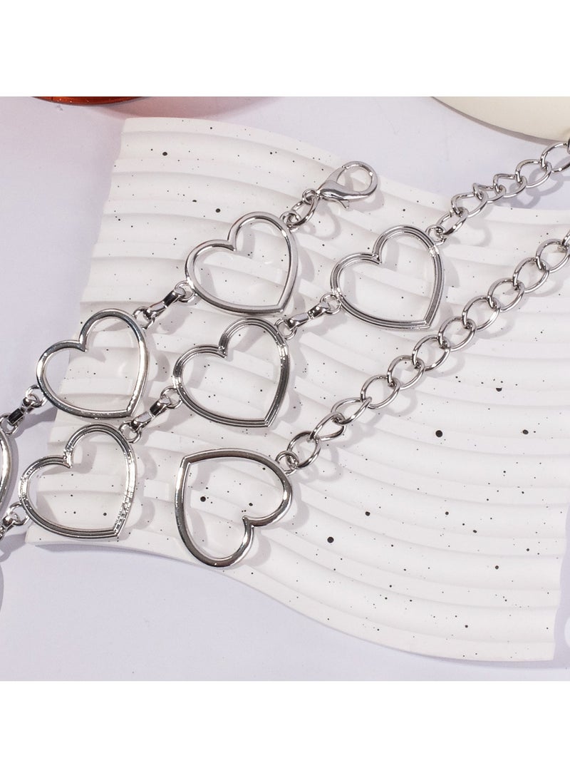 Love waist chain Metal accessories Everything Love style belt dress accessories Summer women's waist chain - Image 5