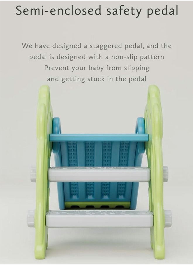 JSAITOYS - Kids Slide Plastic Indoor Foldable Slide Toys for Babies/House Indoor Plastic Playground Swing Baby Slide for Kids - Image 1