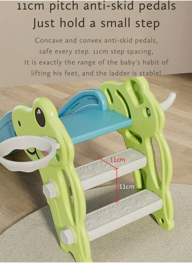 JSAITOYS - Kids Slide Plastic Indoor Foldable Slide Toys for Babies/House Indoor Plastic Playground Swing Baby Slide for Kids - Image 1