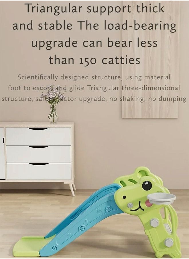 JSAITOYS - Kids Slide Plastic Indoor Foldable Slide Toys for Babies/House Indoor Plastic Playground Swing Baby Slide for Kids - Image 1