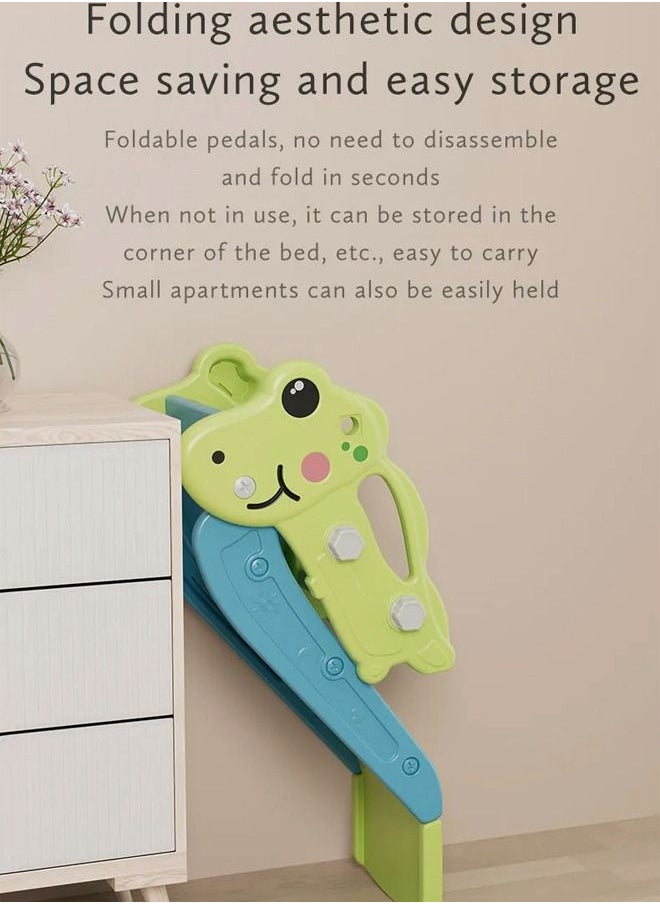 JSAITOYS - Kids Slide Plastic Indoor Foldable Slide Toys for Babies/House Indoor Plastic Playground Swing Baby Slide for Kids - Image 1