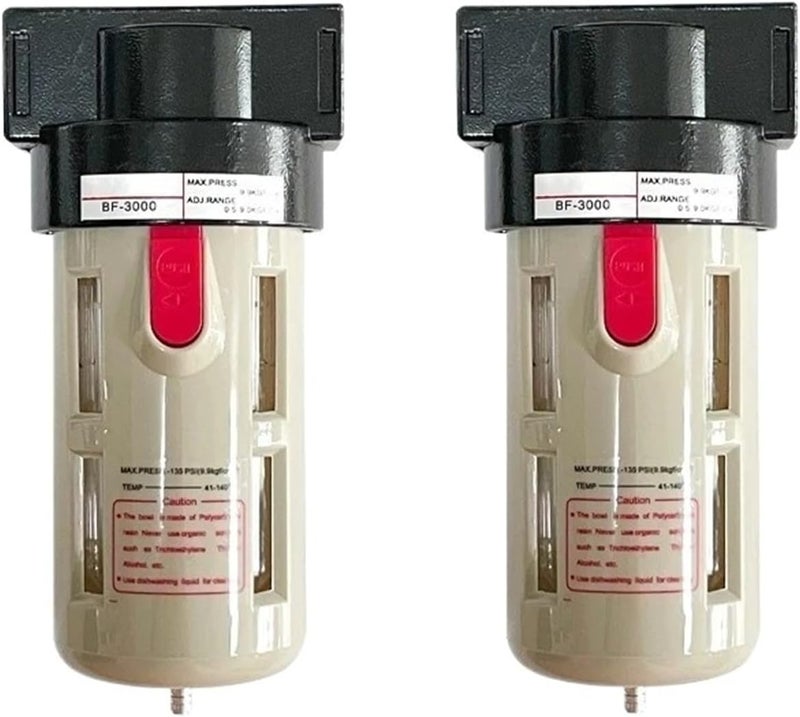 Air Source Processor Oil Water Separator Compressor Filter Pressure regulating Valve Triplet BF2000/BF3000/BF4000(With 8mm Fitting2) - Image 1